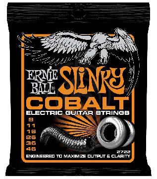 Изображение Ernie Ball 2722 струны для эл.гитары Cobalt Electric Hybrid Slinky (9-46)