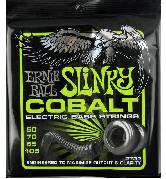 Изображение Ernie Ball 2732 струны для бас-гитары Cobalt Bass Regular Slinky (50-70-85-105) 