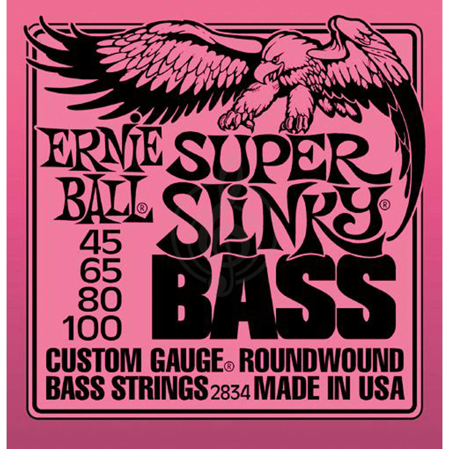 Струны для бас-гитары Струны для бас-гитар Ernie Ball Ernie Ball 2834 струны для бас гитары Super 45-100 2834 - фото 1