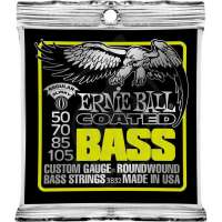 Изображение Ernie Ball 3832 струны для бас-гитары Coated Bass Regular Slinky (50-105) покрытые спец. сплав