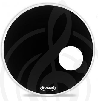 Пластик для бочки Пластики для бочки Evans Evans BD22RONX - 22&quot; EQ3 Resonant Onyx пластик для бас-барабана BD22RONX - фото 1