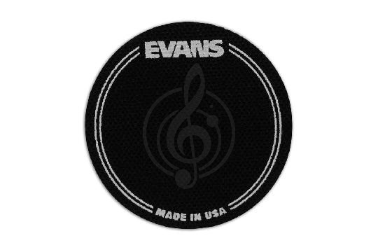 Аксессуары для ударных Аксессуары для ударных Evans Evans EQPB1 - Наклейка нейлоновая на рабочий пластик бас барабана EQPB1 - фото 1