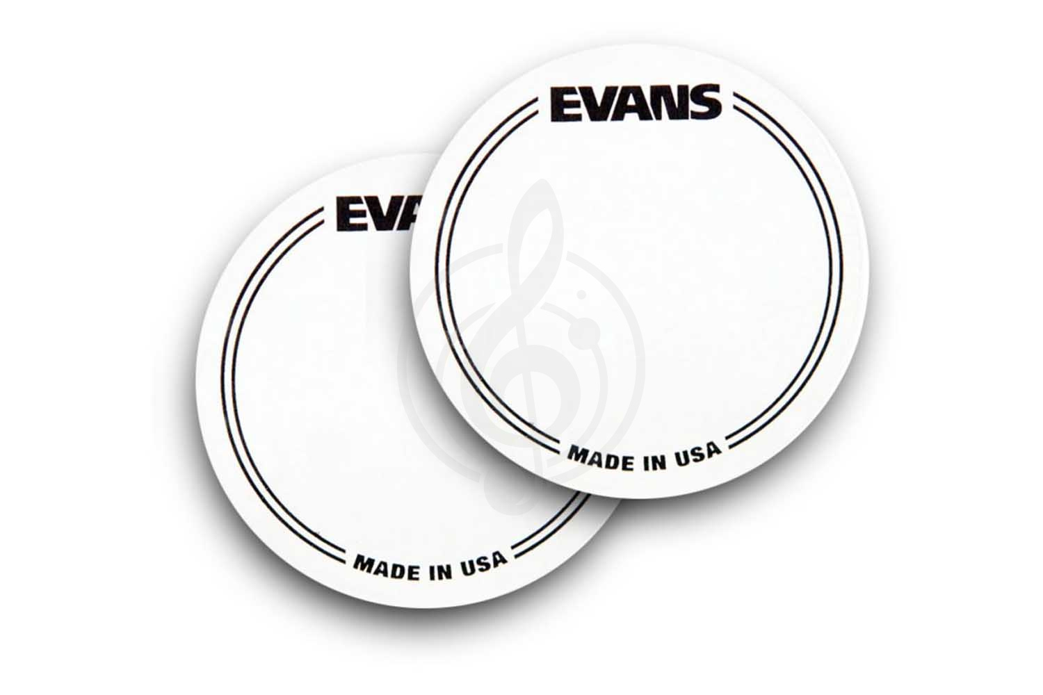 Наклейка Аксессуары для ударных Evans Evans EQPC1 EQ - Наклейка на рабочий пластик бас-барабана, прозрачная EQPC1 - фото 1