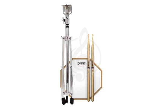 Изображение Evans EVSP-RF10G-AT - Пэд тренировочный со стойкой и палочками