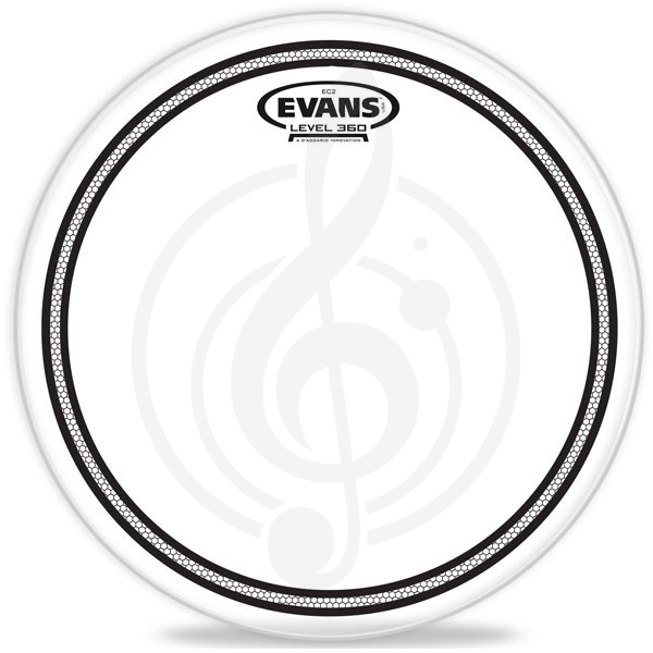 Пластик для тома Пластики для томов Evans EVANS TT13EC2S - Двухслойный прозрачный пластик 13&quot;, предназначен для тома и малого барабана. TT13EC2S - фото 1