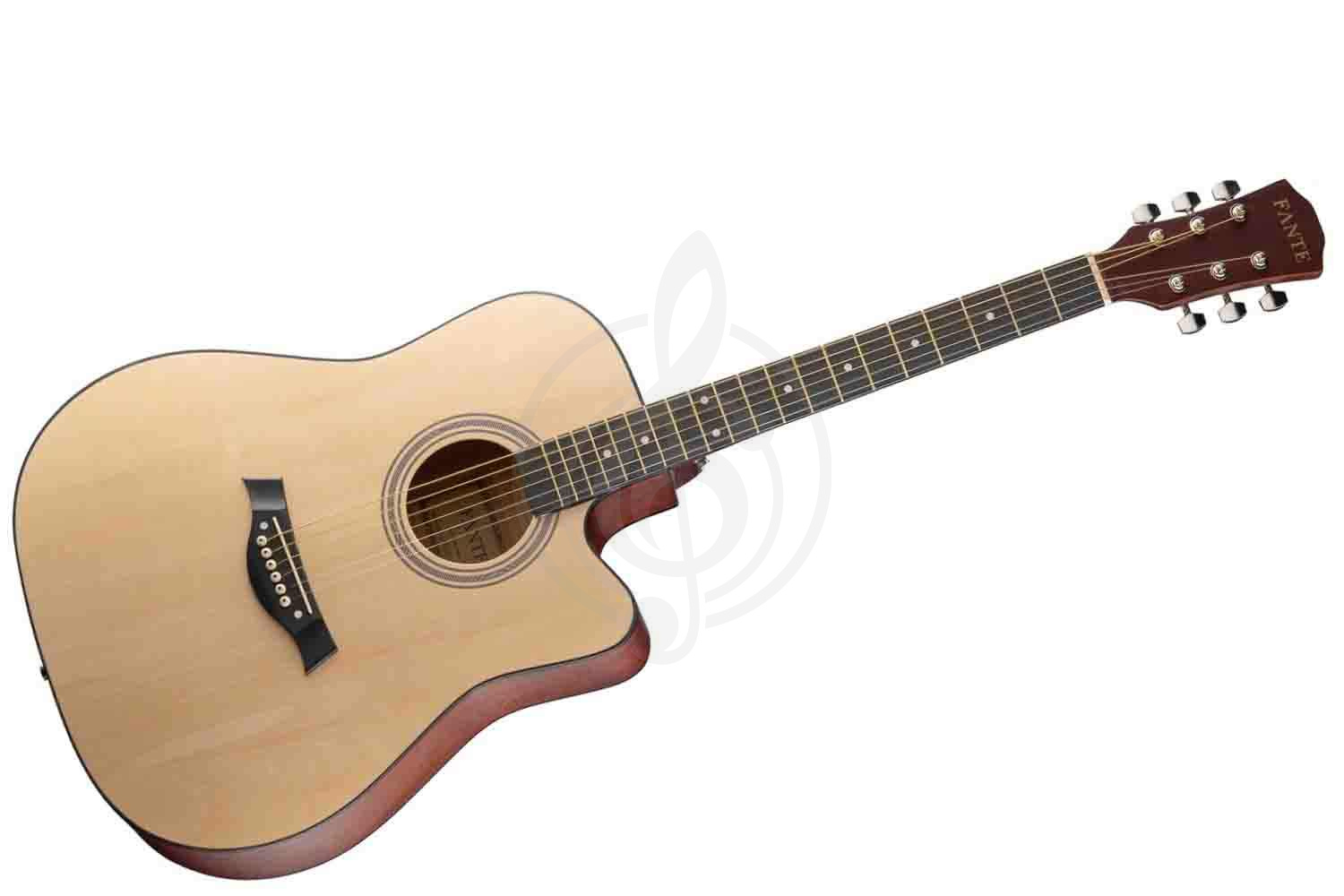 Акустическая гитара Fante FT-221-N Акустическая гитара, с вырезом 41", цвет натуральный, Fante FT-221-N в магазине DominantaMusic - фото 1