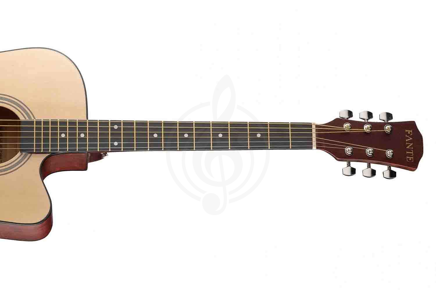 Акустическая гитара Fante FT-221-N Акустическая гитара, с вырезом 41", цвет натуральный, Fante FT-221-N в магазине DominantaMusic - фото 4