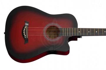 Акустическая гитара Fante FT-D38-RDS Акустическая гитара, с вырезом, красный санберст, Fante FT-D38-RDS в магазине DominantaMusic - фото 3