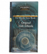 Изображение Feadog Black D Whistle with Book & CD - Тин Вистл D (Ре), самоучитель + CD