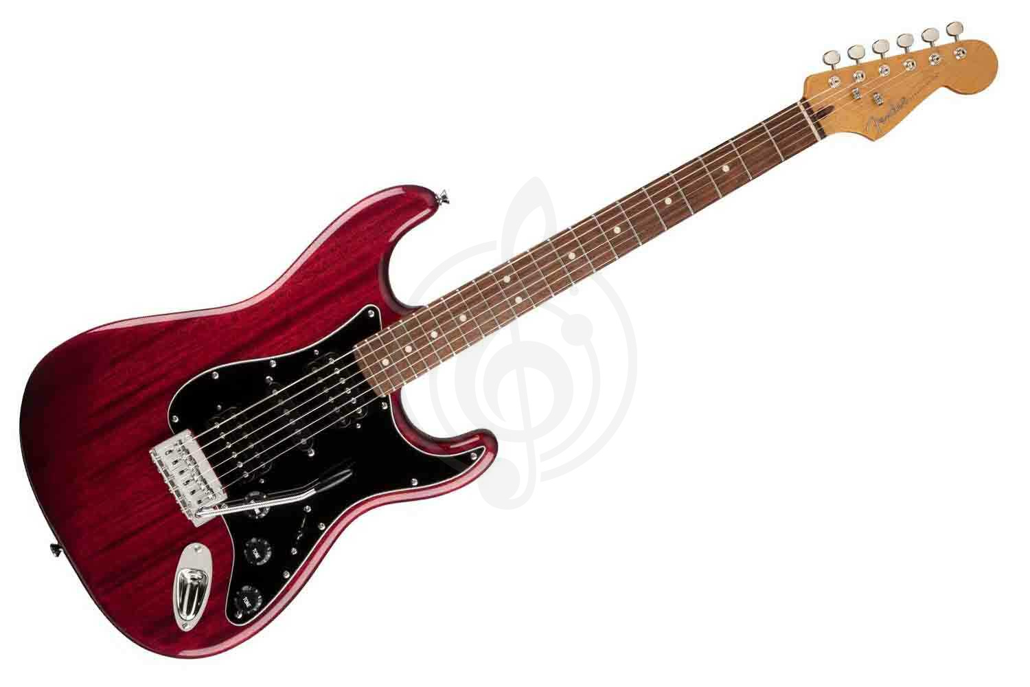 Электрогитара Stratocaster Fender American Standard Hand Stained Ash Stratocaster HSH RW Wine Red - Электрогитара, Fender Hand Stained Ash Stratocaster HSH RW Wine Red в магазине DominantaMusic - фото 1