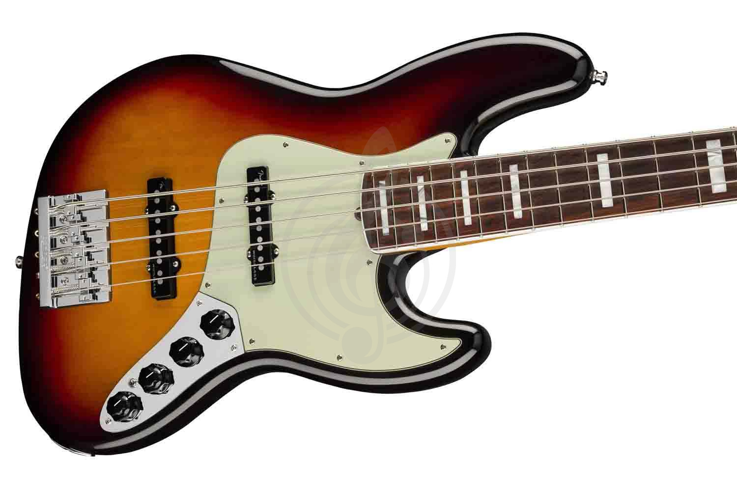 изображение Fender American Ultra Jazz BassÂ® V, Rosewood Fingerboard, Ultraburst - 3