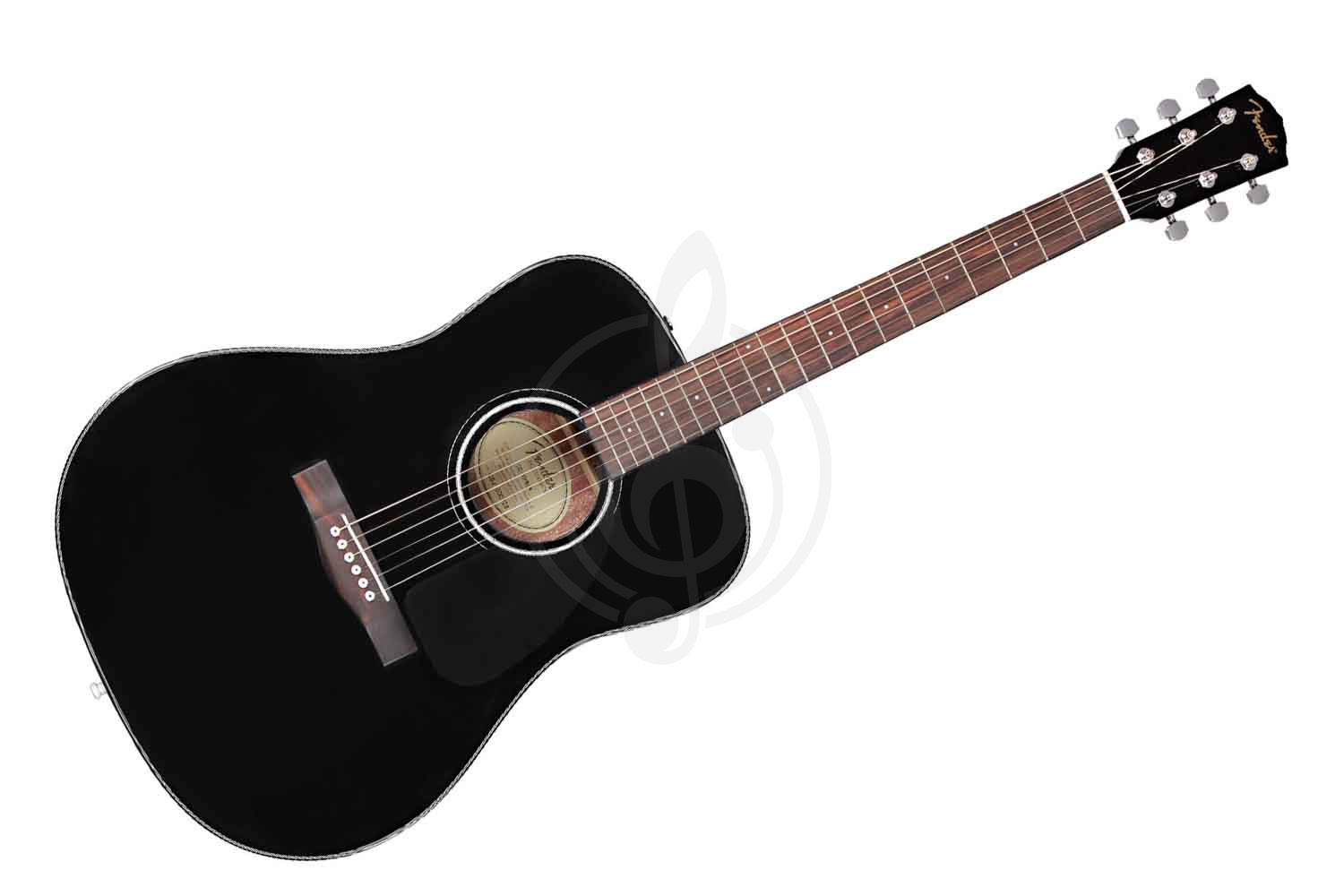 Акустическая гитара Акустические гитары Fender FENDER CD-60 DREAD V3 DS BLK WN - Акустическая гитара CD-60 DREAD V3 DS BLK WN - фото 1