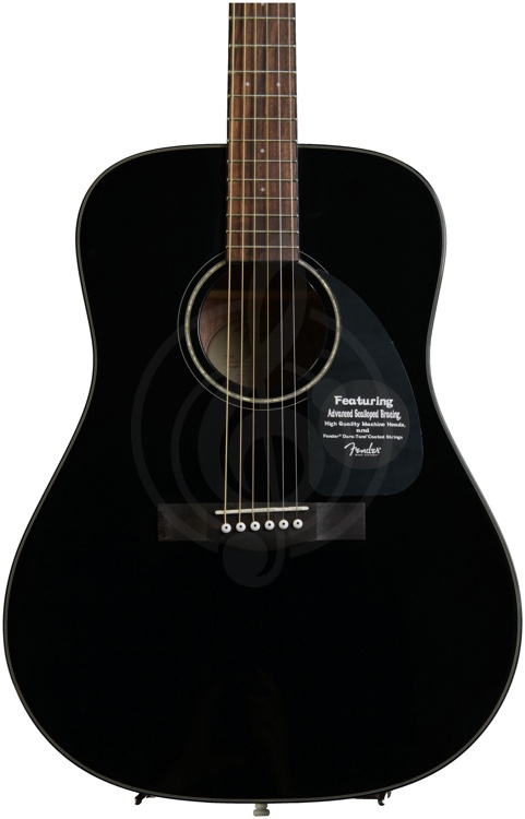 Акустическая гитара Акустические гитары Fender FENDER CD-60 DREADNOUGHT BLACK акустическая гитара CD-60 BLACK - фото 4