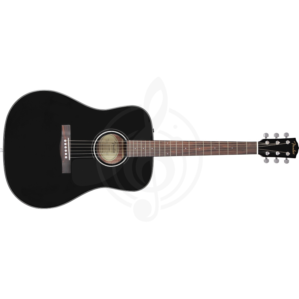 Акустическая гитара Акустические гитары Fender FENDER CD-60 DREADNOUGHT BLACK акустическая гитара CD-60 BLACK - фото 5