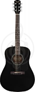 Изображение FENDER CD-60 DREADNOUGHT BLACK акустическая гитара