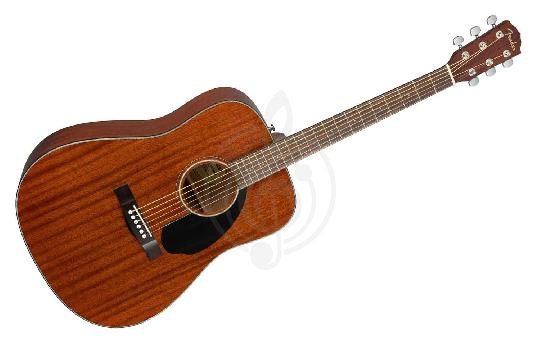 Изображение FENDER CD-60S ALL MAH - акустическая гитара, красное дерево, массив, цвет натуральный