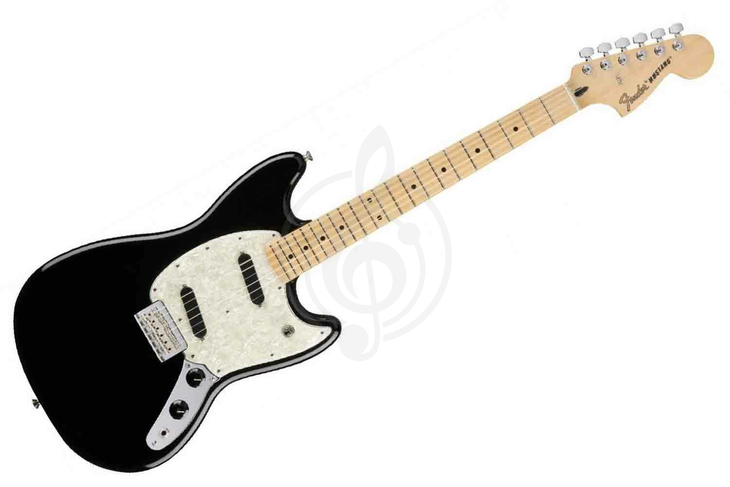 Электрогитара Mustang FENDER FENDER MUSTANG MN Black - Электрогитара, Fender MUSTANG MN Black в магазине DominantaMusic - фото 1