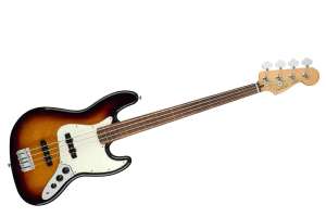 Изображение Бас-гитара Fender PLAYER Jazz Bass FL PF 3-Tone Sunburst