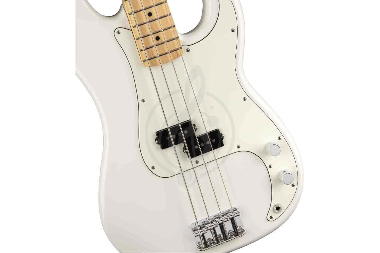 изображение Fender Precision Bass MN Polar White - 4