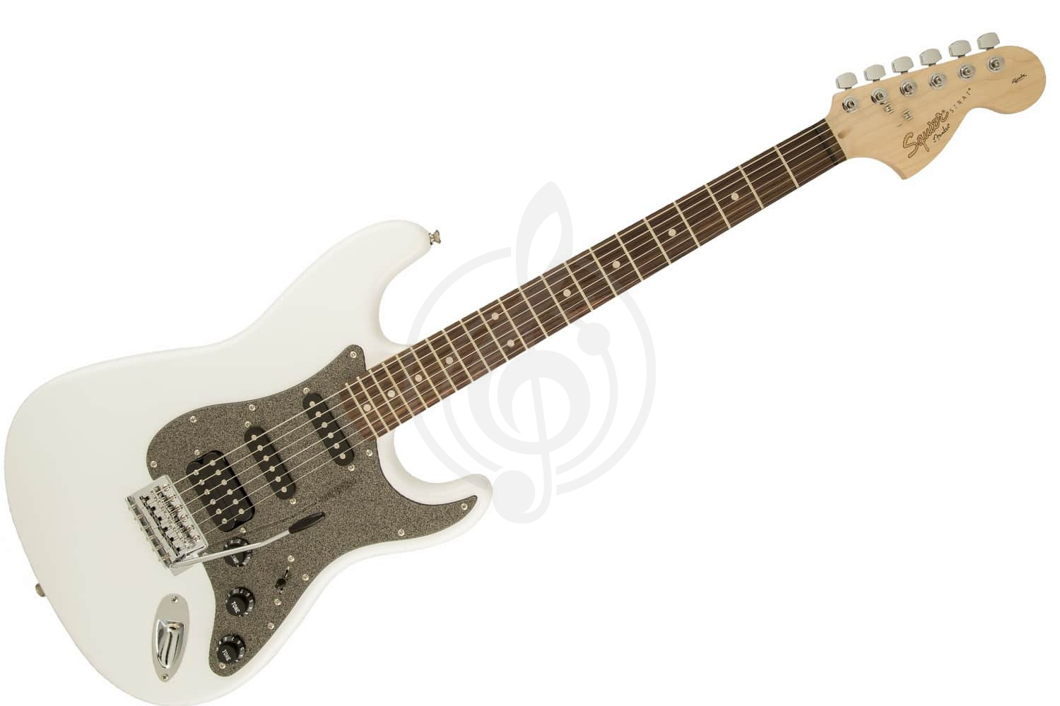 Электрогитара Stratocaster Электрогитары Stratocaster Fender FENDER SQUIER AFFINITY STRATOCASTER HSS LRL OLYMPIC WHITE - Электрогитара HSS LRL OLYMPIC WHITE - фото 1