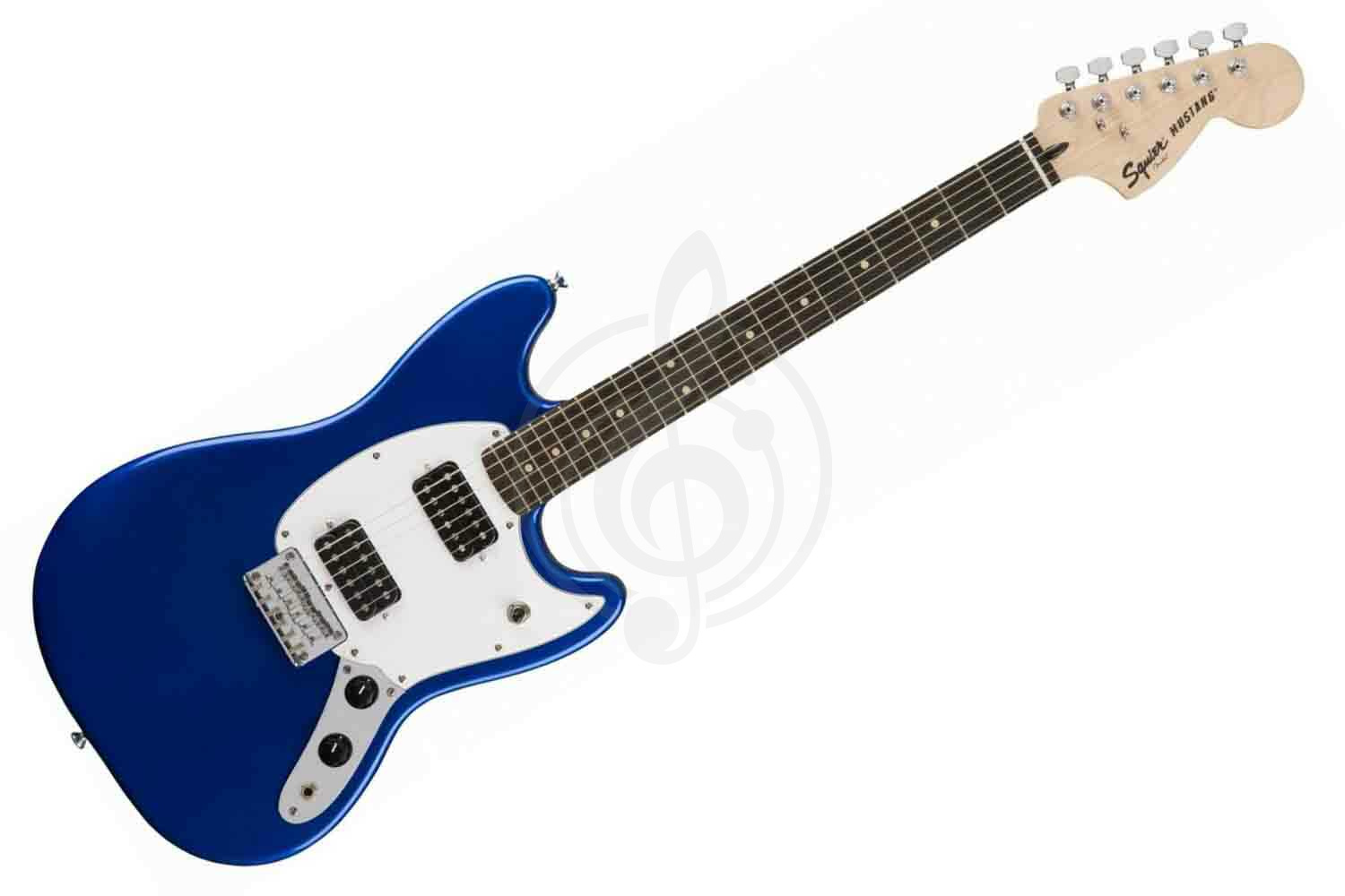 Электрогитара Mustang FENDER SQUIER BULLET MUSTANG HH Imperial Blue - Электрогитара, Squier by Fender MUSTANG HH Imperial Blue в магазине DominantaMusic - фото 1