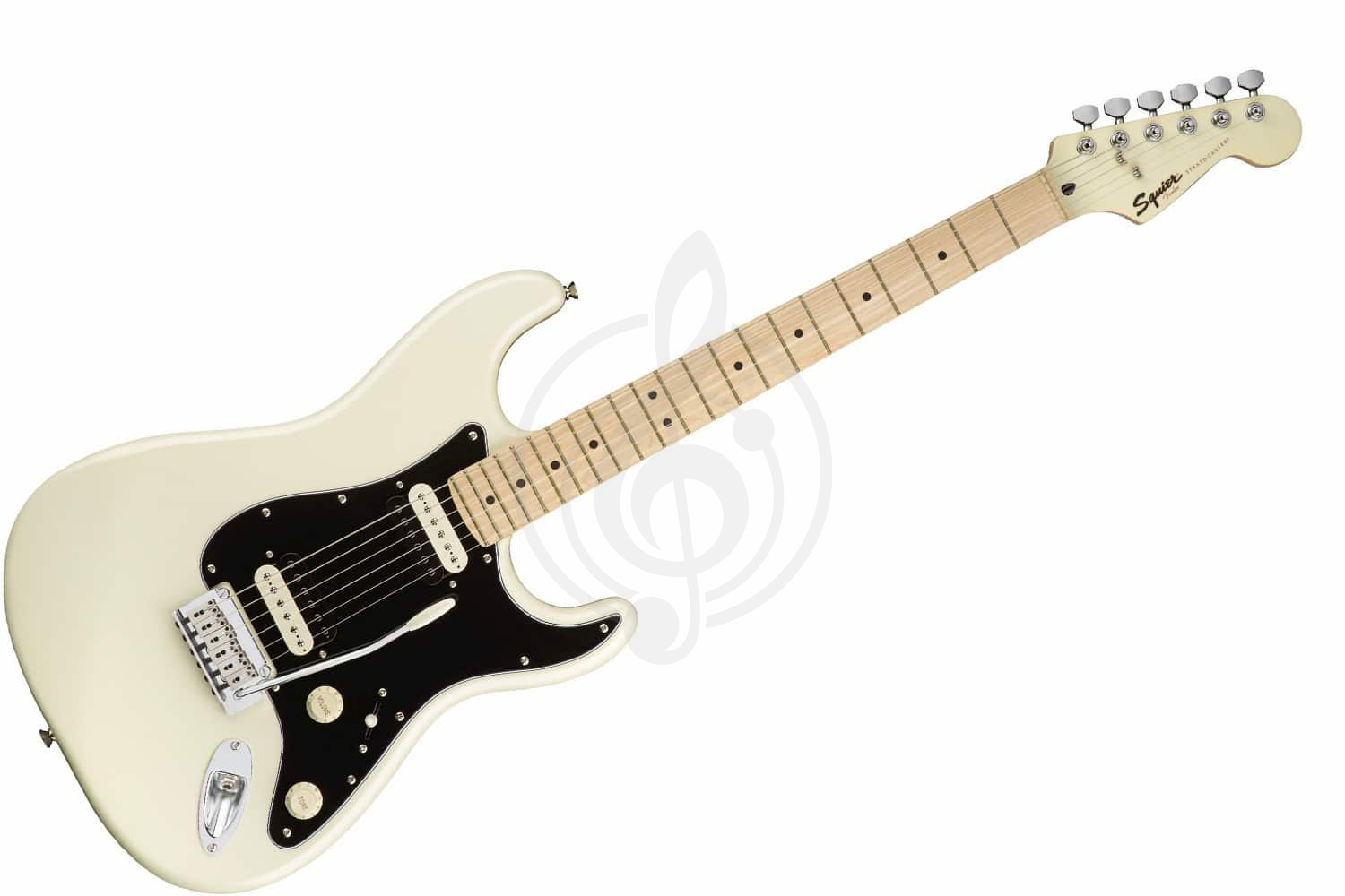 Электрогитара Stratocaster Электрогитары Stratocaster Fender FENDER SQUIER SQ CONT STRAT 2H RVS White - Электрогитара 2H RVS White - фото 1