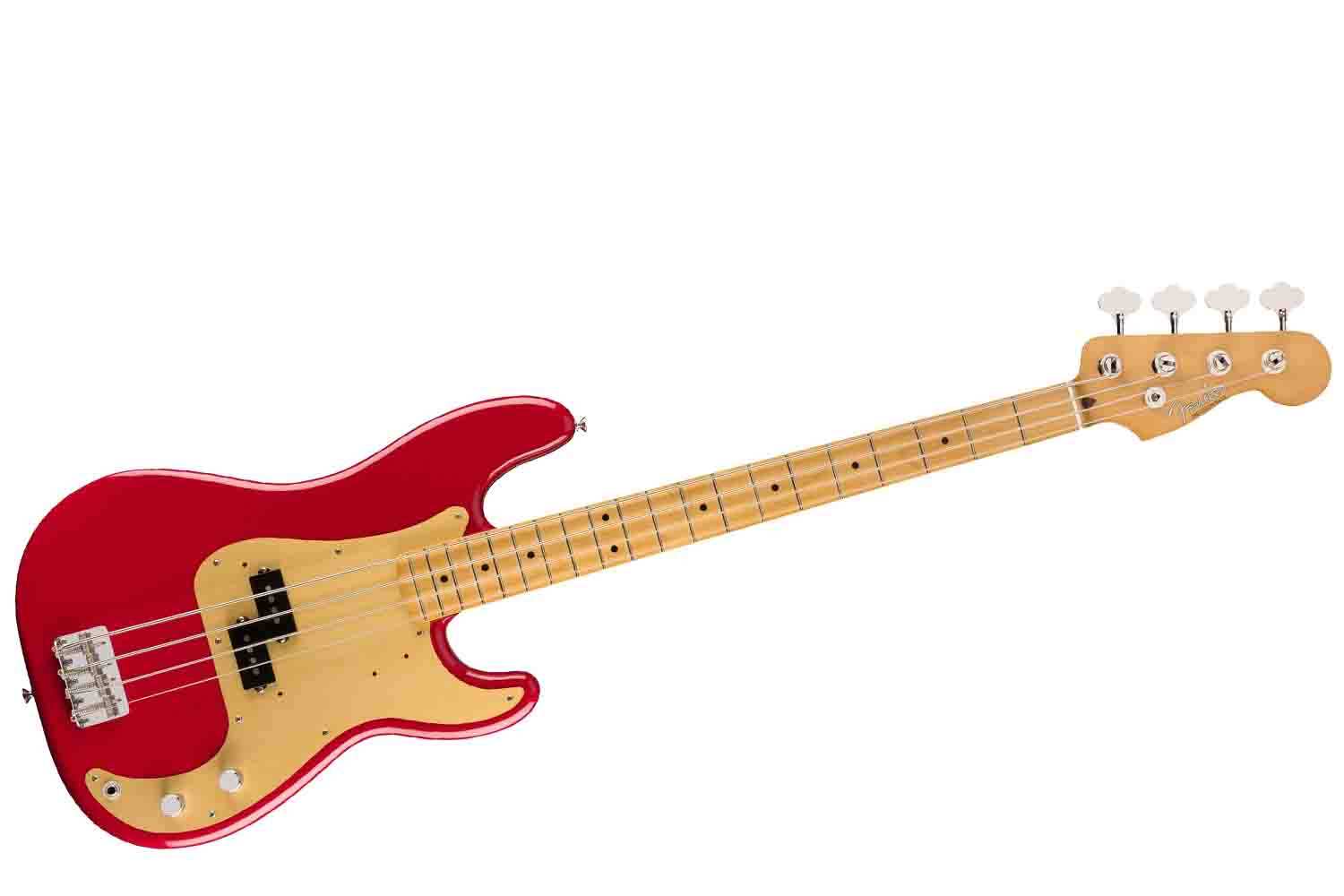 Бас-гитара FENDER VINTERA `50s Presicion Bass Dakota Red - Бас-гитара,  VINTERA `50s Presicion Bass Dakota Red в магазине DominantaMusic - фото 1