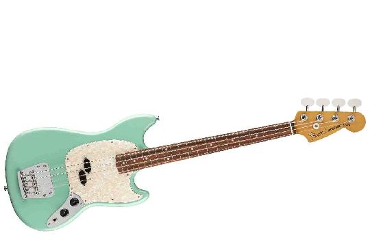 Изображение FENDER VINTERA `60s Mustang Bass Sea Foam Green - Бас-гитара