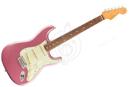 Электрогитара Stratocaster Fender Vintera '60s Stratocaster Modified Burgundy Mist Metallic - Электрогитара, Fender Vintera '60s Stratocaster Modified Burgundy Mist M в магазине DominantaMusic - фото 1