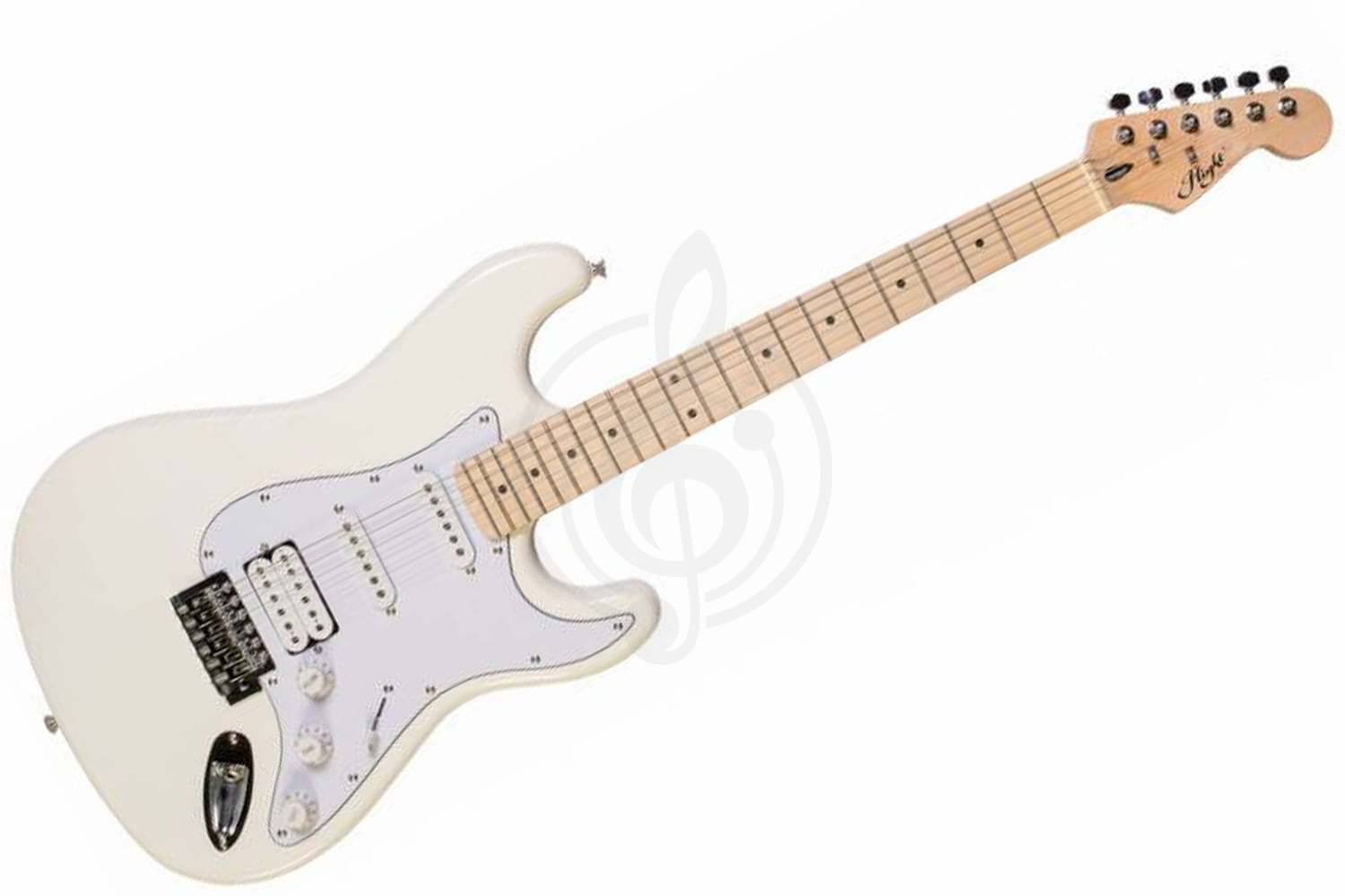 Электрогитара Stratocaster Электрогитары Stratocaster Flight FLIGHT EST13 WH - Электрогитара EST13 WH - фото 1