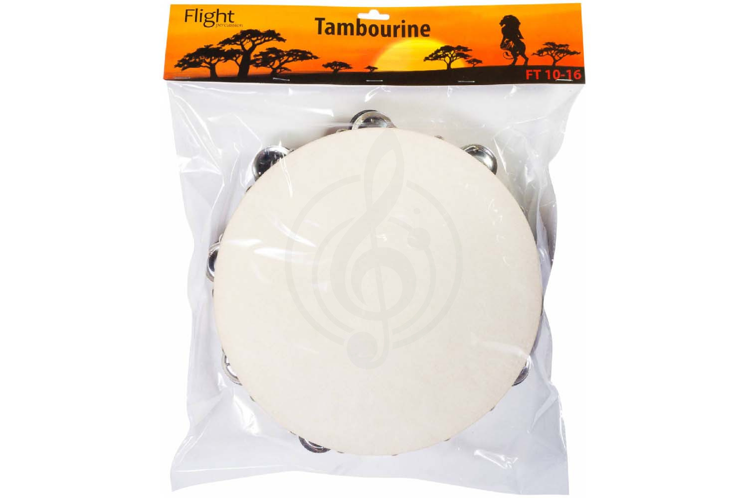 Тамбурин FLIGHT FT 10-16 - Тамбурин с мембраной, Flight FT 10-16 в магазине DominantaMusic - фото 2