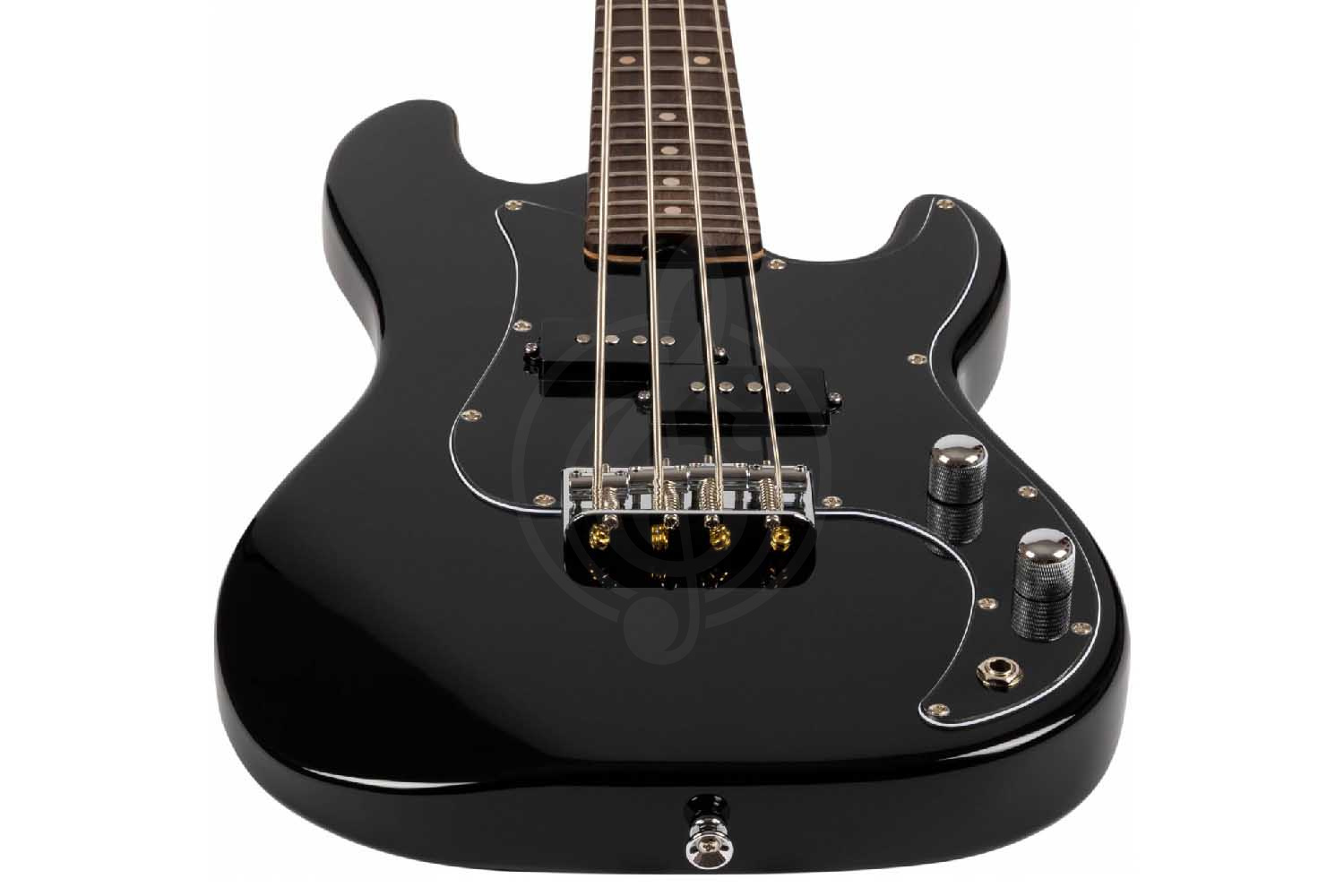 Бас-гитара FLIGHT Mini Bass Lite BK - Бас-гитара уменьшенная,  Mini Bass Lite BK в магазине DominantaMusic - фото 2