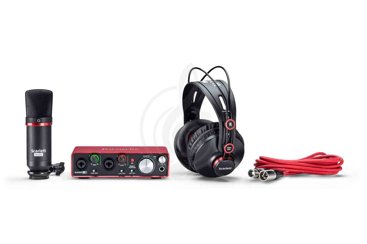 Комплект для звукозаписи Комплекты для звукозаписи Focusrite FOCUSRITE Scarlett Studio 2nd Gen - Аудиоинтерфейс - фото 1