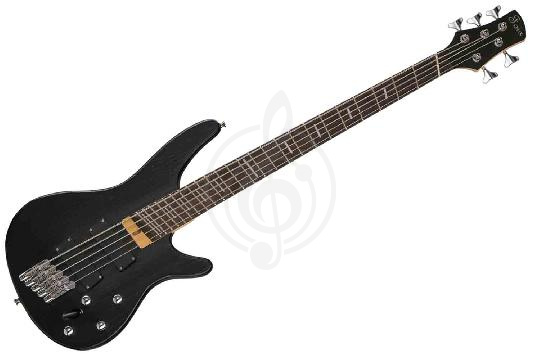 Изображение Foix FBG/FBG-KB-11-BK - Бас-гитара 5-струнная, мультимензурная, черная