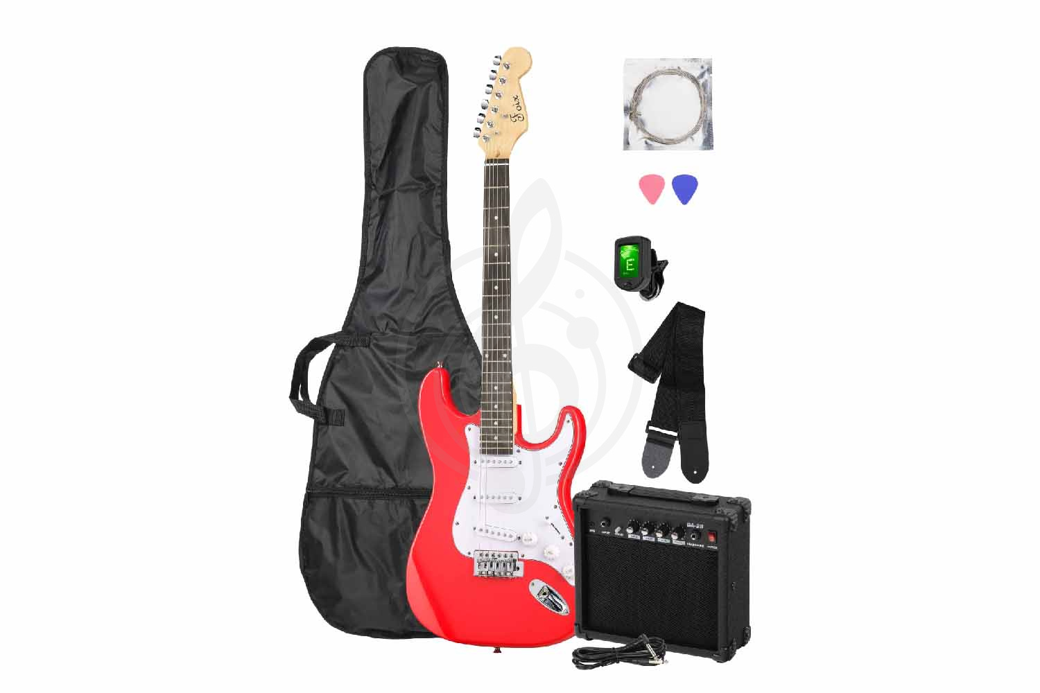 Электрогитара Stratocaster Foix FGP/FGP-STK-RD - Электрогитара, Foix FGP/FGP-STK-RD в магазине Доминанта мьюзик - фото 1