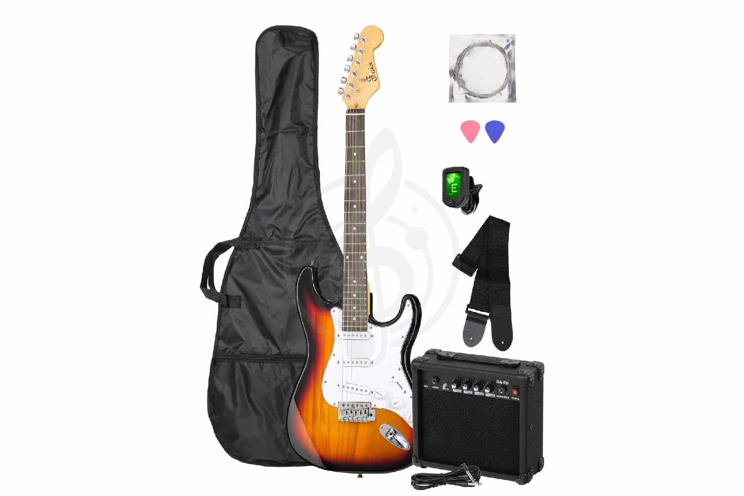 Электрогитара Stratocaster Foix FGP/FGP-STK-SB - Электрогитара, Foix FGP/FGP-STK-SB в магазине Доминанта мьюзик - фото 1