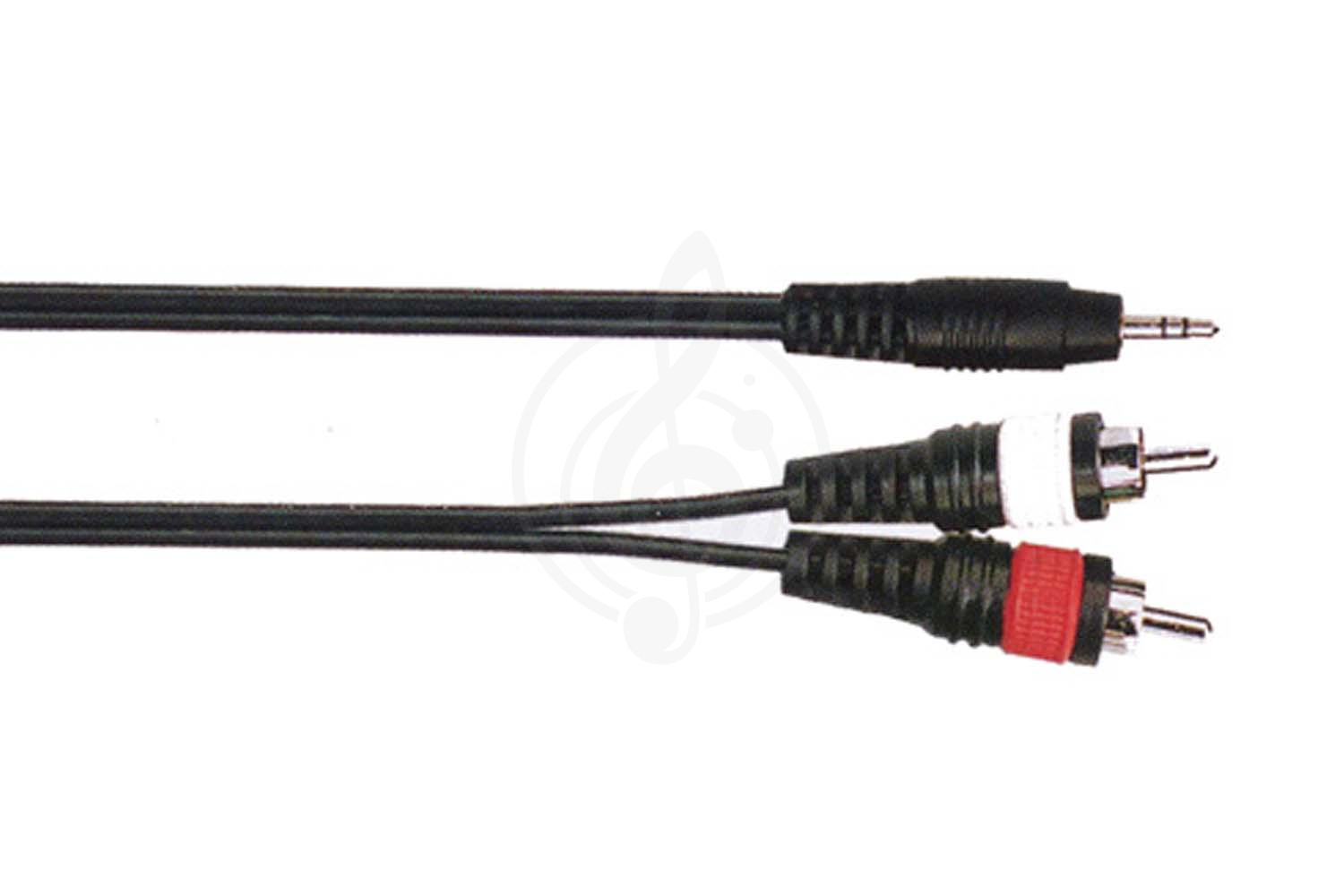 Y-кабель Y-межблочный кабель Force FORCE FLC-10/1,5 - аудио шнур 2хRCA-miniJack 1,5м FLC-10/1,5 - фото 2