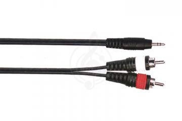 Y-кабель Y-межблочный кабель Force FORCE FLC-10/1,5 - аудио шнур 2хRCA-miniJack 1,5м FLC-10/1,5 - фото 2