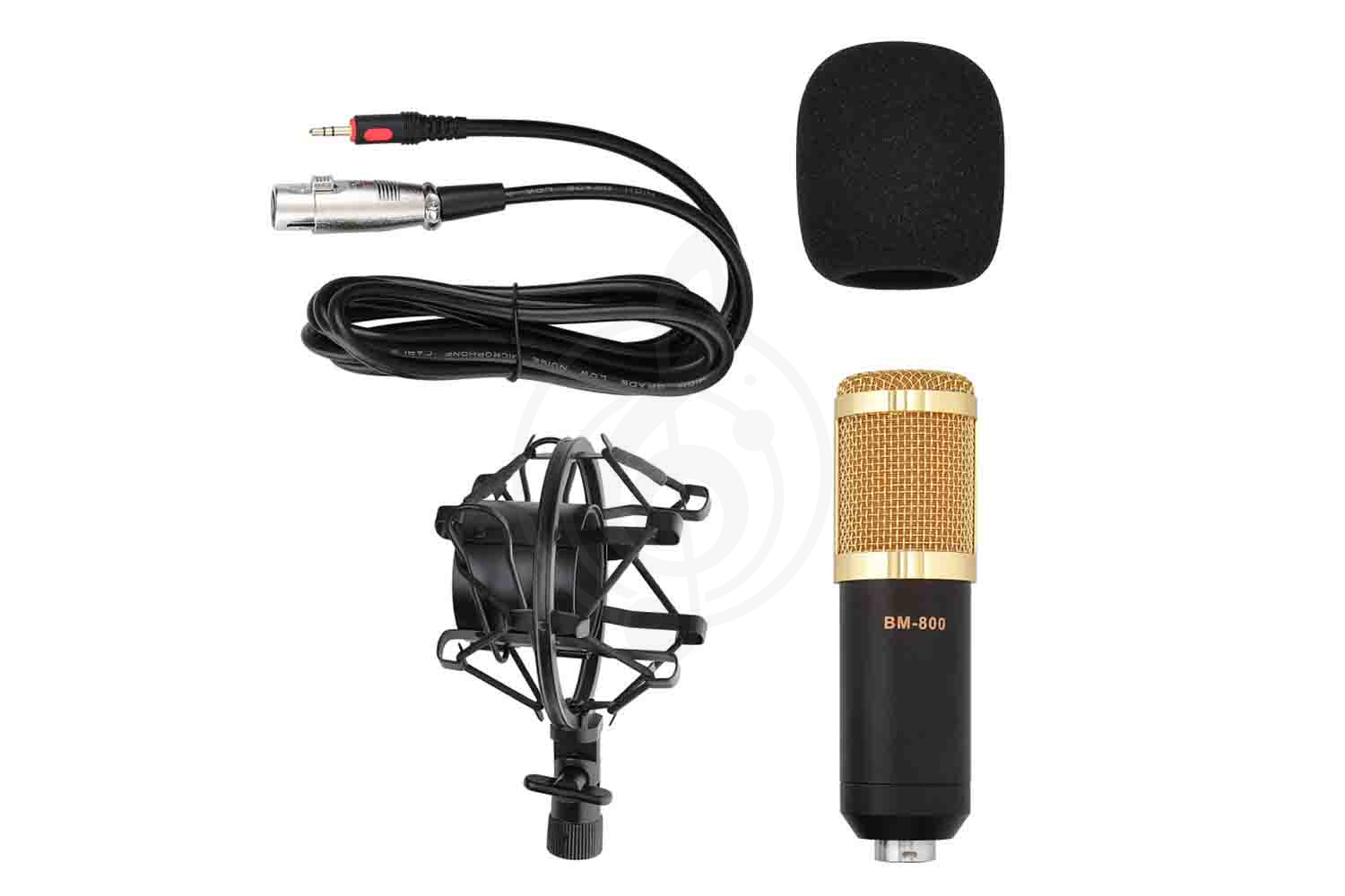 Конденсаторный студийный микрофон Конденсаторные студийные микрофоны FZONE FZONE BM-800 BK - Микрофон студийный BM-800 BK - фото 3