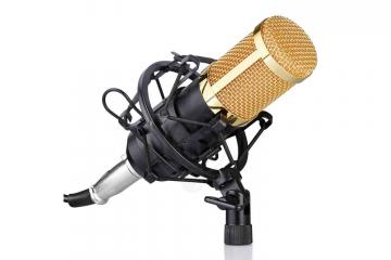 Конденсаторный студийный микрофон Конденсаторные студийные микрофоны FZONE FZONE BM-800 BK - Микрофон студийный BM-800 BK - фото 4