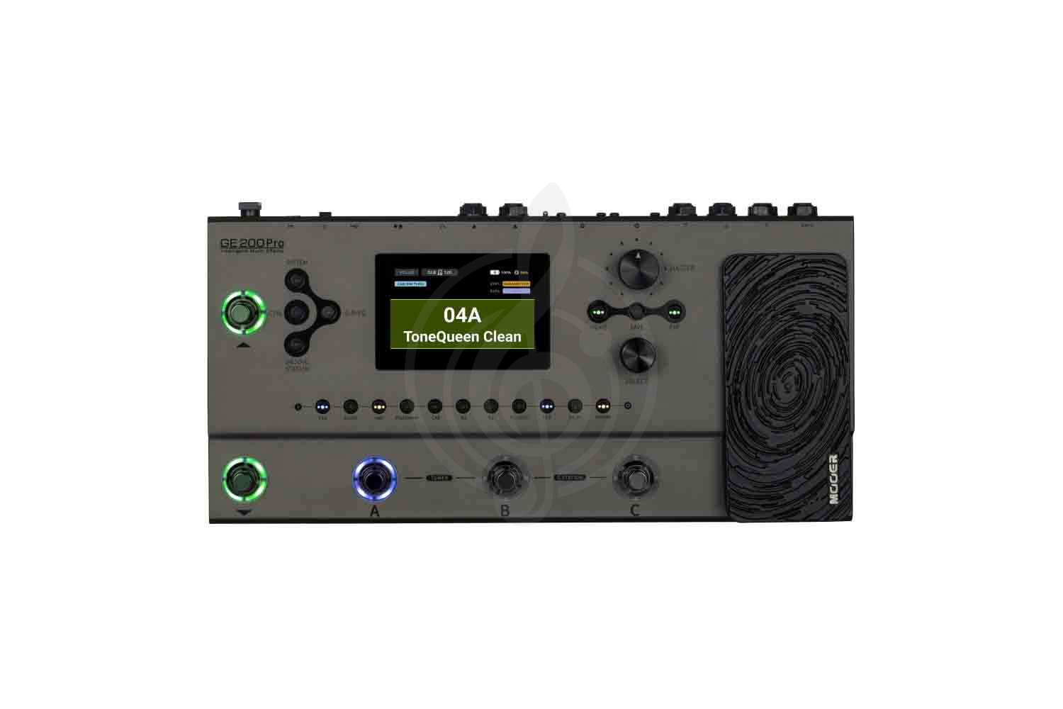 Процессор для электрогитары GE200-Pro Процессор эффектов, Mooer, Mooer GE200-Pro в магазине Доминанта мьюзик - фото 1