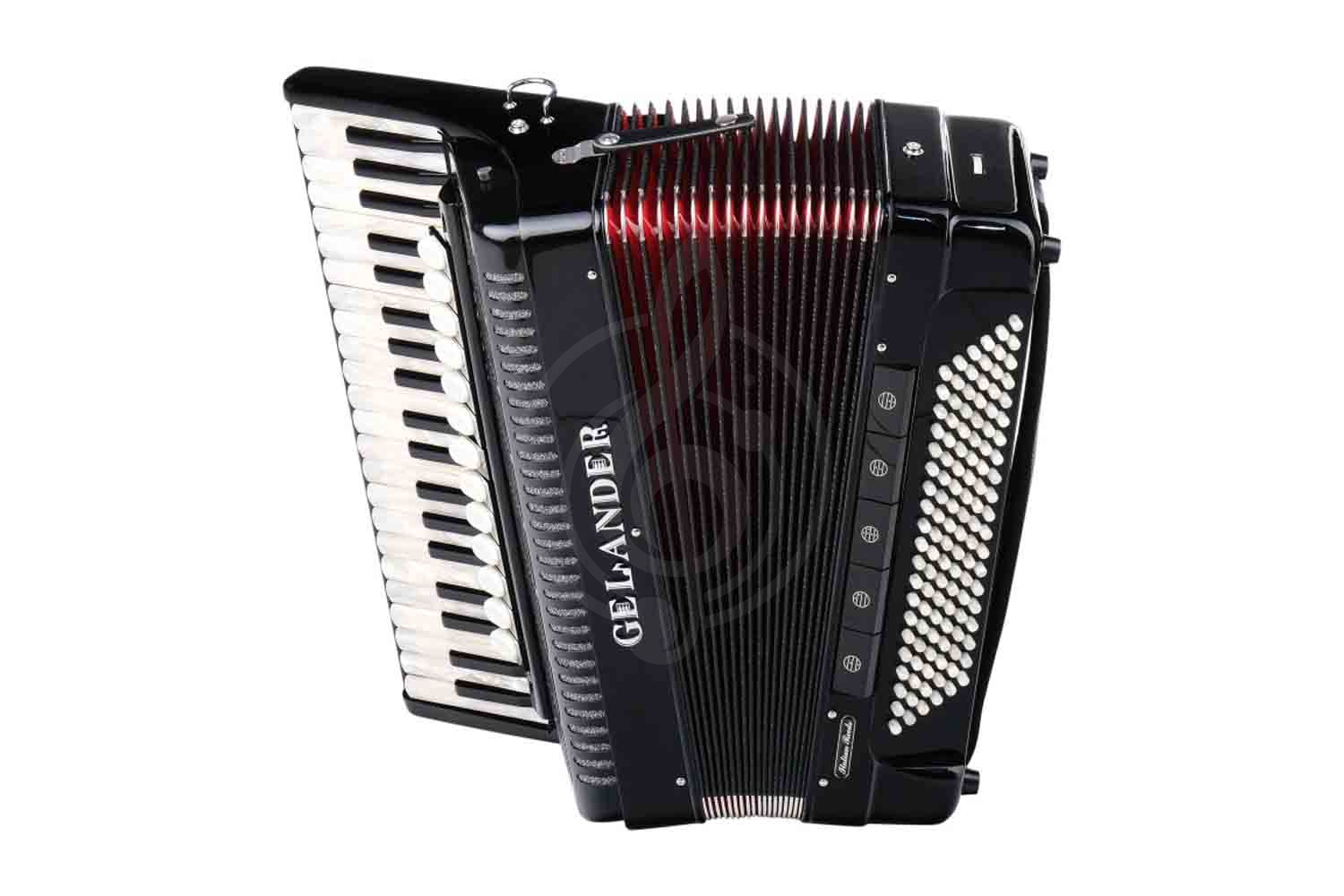 Аккордеон Gelander GH2012HA-BLACK - Аккордеон 41/120/13+6+1, черный,  GH2012HA-BLACK в магазине DominantaMusic - фото 1