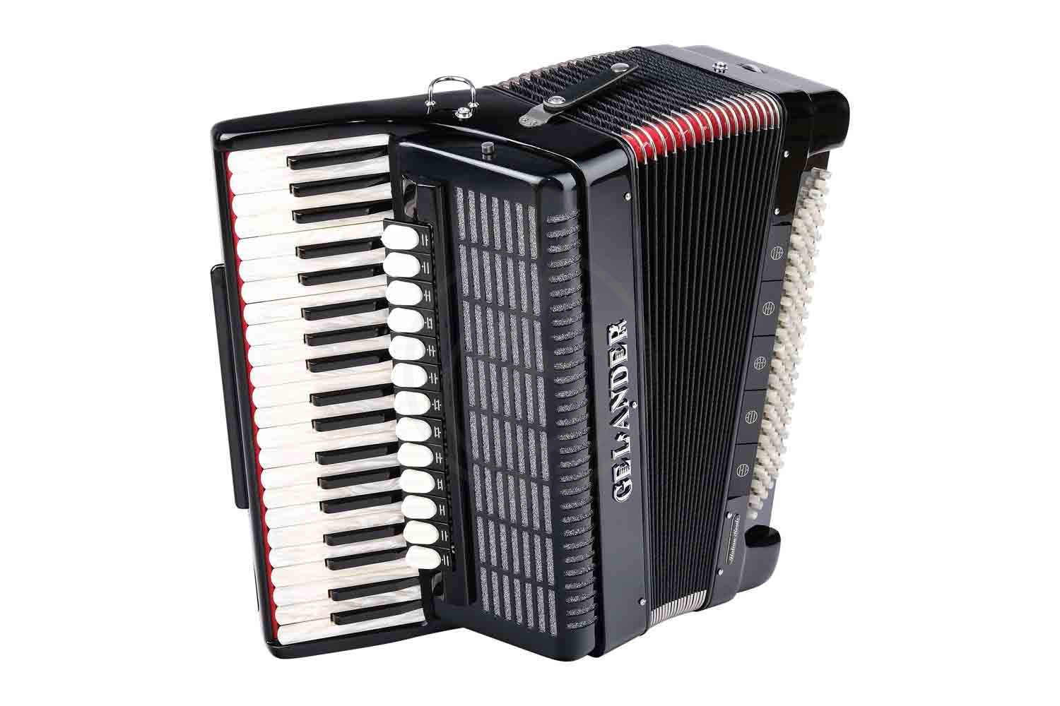 Аккордеон Gelander GH2012HA-BLACK - Аккордеон 41/120/13+6+1, черный,  GH2012HA-BLACK в магазине DominantaMusic - фото 3
