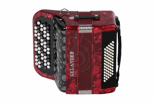 Аккордеон 4/4 Gelander GH5060-RED - Кнопочный аккордеон, Gelander GH5060-RED в магазине Доминанта мьюзик - фото 6
