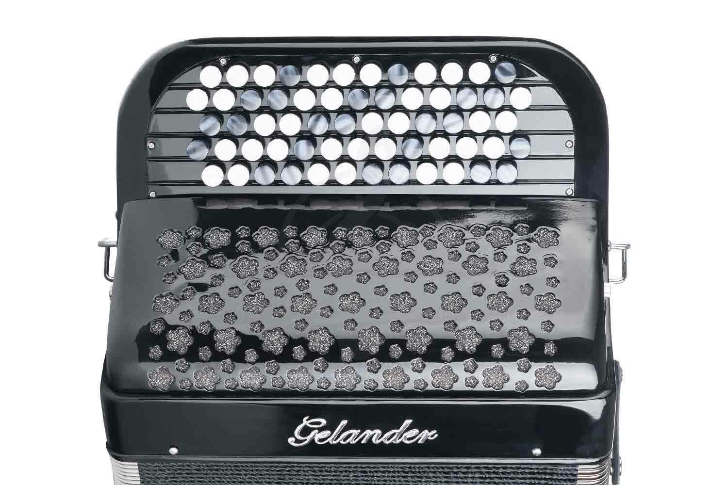 Кнопочный аккордеон Gelander GH5060H - Кнопочный аккордеон 62/60, черный, Gelander GH5060H в магазине DominantaMusic - фото 3