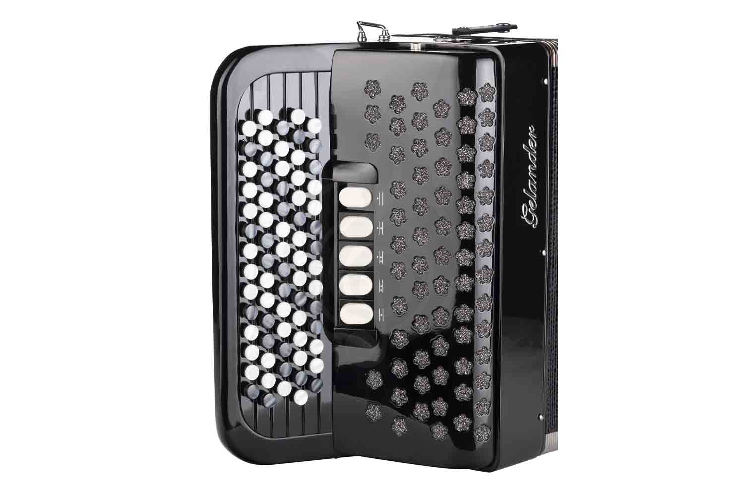 Кнопочный аккордеон Gelander GH5120H-3-BLACK - Кнопочный аккордеон, Gelander GH5120H-3-BLACK в магазине Доминанта мьюзик - фото 5