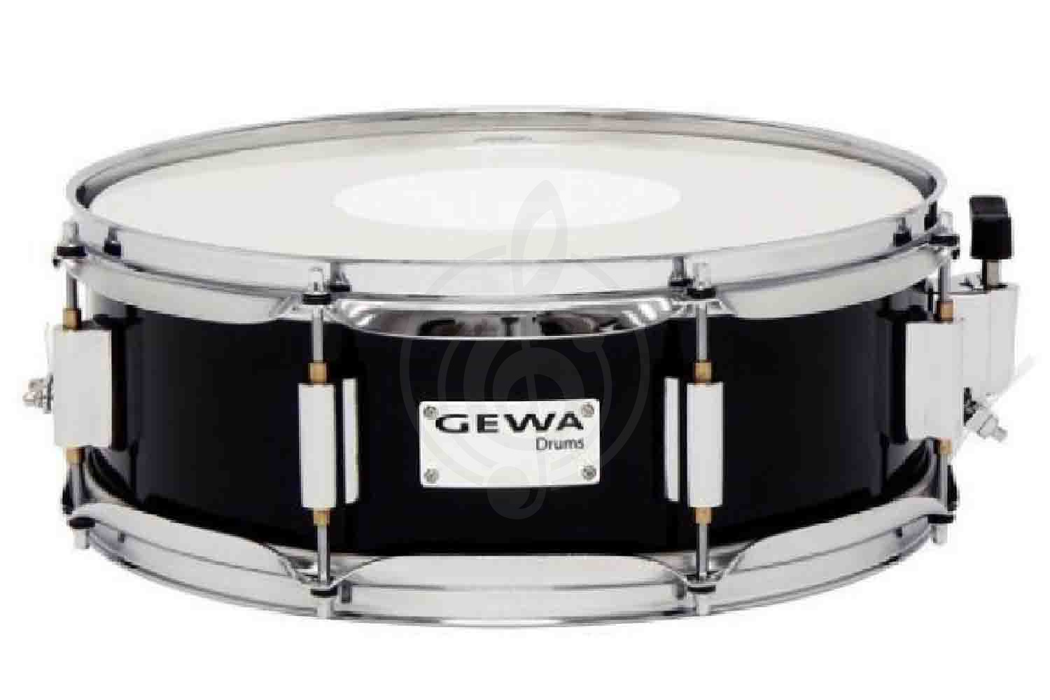 Маршевый барабан GEWA Marching Small Drum Birch Black Chrome - Маршевый барабан малый, GEWA Marching Small Drum Birch Black Chrome в магазине DominantaMusic - фото 1