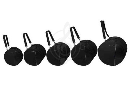 Изображение GEWA Premium Drum Set Gig Bag 22x18, 12x10, 13x11, 16x16 - Комплект чехлов для барабанов