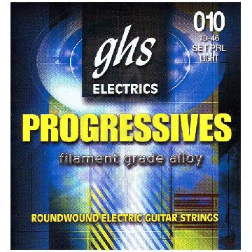 Струны для электрогитары Струны для электрогитар GHS GHS PRL Струны для электрогитары, Progressives 10-46 PRL - фото 1