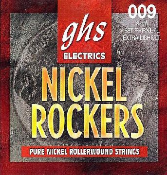Изображение GHS R+RXL УЦЕНКА ДЕФЕКТ Струны для электрогитары, Nickel Rockers, Extra-Light 9-42